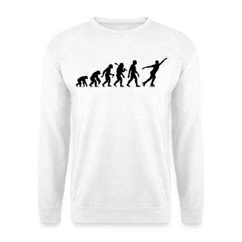 Eiskunstläufer Evolution Eiskunstlauf Schlittschuh - Unisex Pullover - Weiß - Vorne - Alina (178cm) & Michal (187cm)