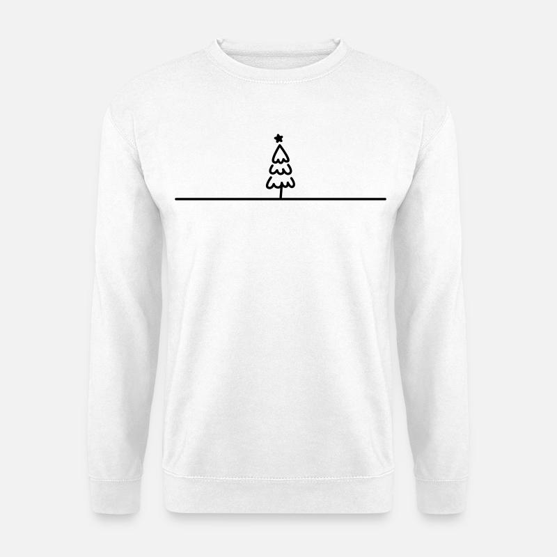 Weihnachtsbaum - Unisex Pullover - Weiß