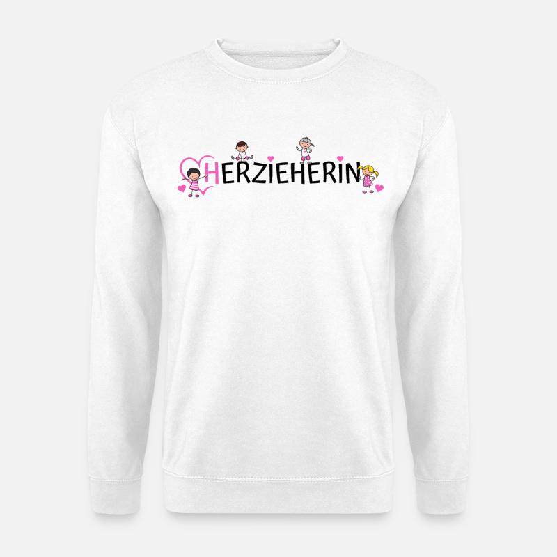 Educator Heart Educator - Unisex Sweatshirt - white