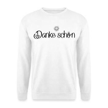 Thank you - Unisex Sweatshirt - white - Front
