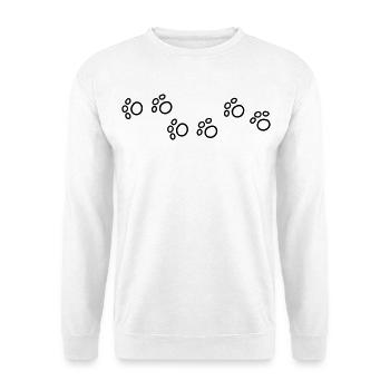 Cartoon Cats Paws - Unisex Sweatshirt - white - Front