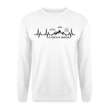 Wandern Abkürzung - Unisex Pullover - Weiß - Vorne