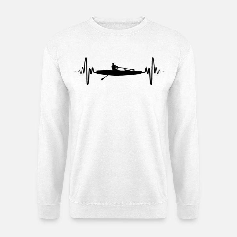 Rowing Sculling - Unisex Sweatshirt - white