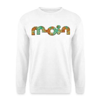 Bonjour - Sweat-shirt Unisexe - blanc - Devant
