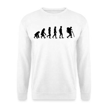 Wanderer - Unisex Pullover - Weiß - Vorne