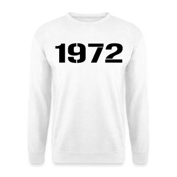 Millésime 1972 - Sweat-shirt Unisexe - blanc - Devant