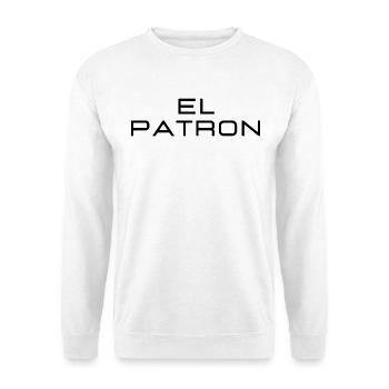 El Patron – The Doer Look - Unisex Sweatshirt - white - Front