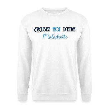 Entschuldigung, dass ich ungeschickt bin - Unisex Pullover - Weiß - Vorne
