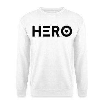 Hero - Held - Unisex Sweatshirt - white - Front