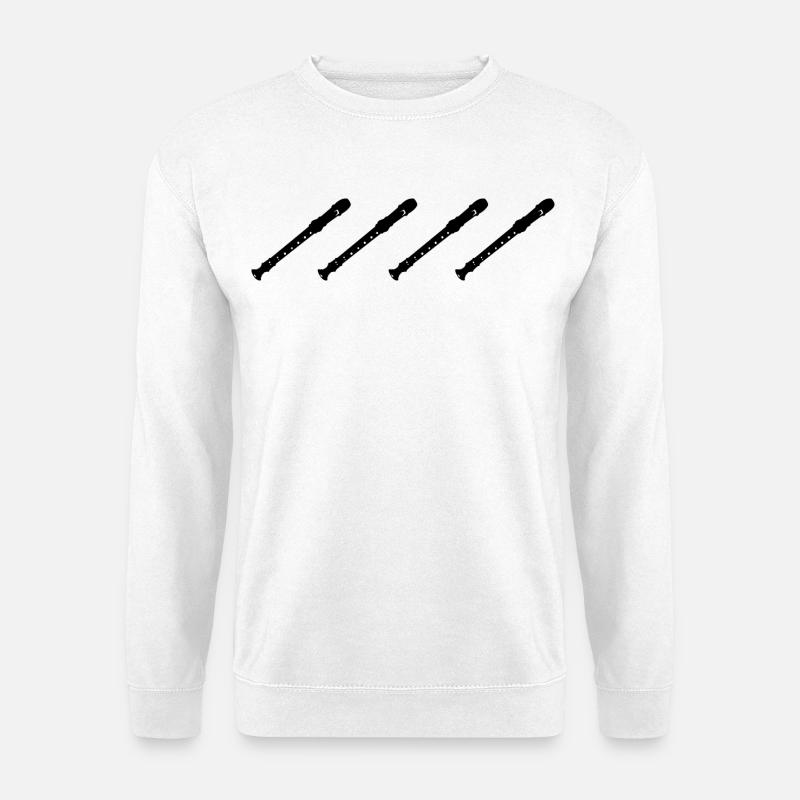 Flöten - Unisex Pullover - Weiß