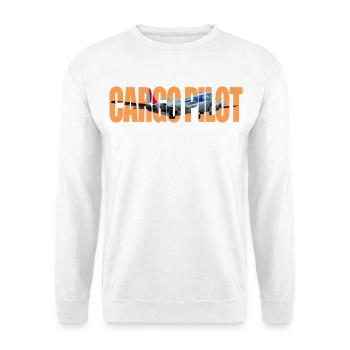 Cargo pilot C-97 - Unisex Pullover - Weiß - Vorne - Alina (178cm) & Michal (187cm)
