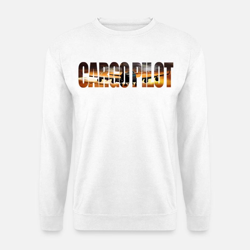 Cargo pilot - Unisex Sweatshirt - white