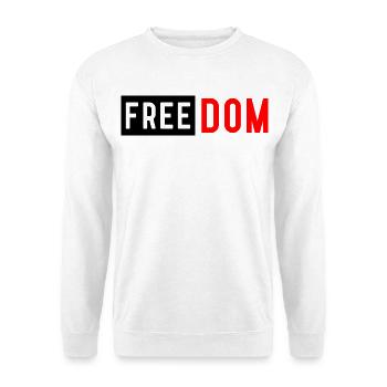 Chemise de la liberté | T-shirt patriotique et inspirant - Sweat-shirt Unisexe - blanc - Devant