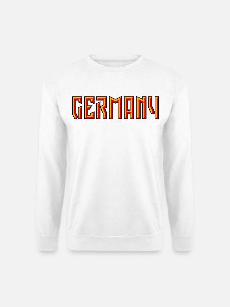 Germany Lettering (Relief / 3D / 3C) - Unisex Sweatshirt - white