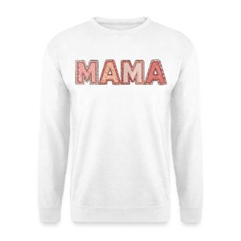 Mom Patchwork Shirt for Moms - Unisex Sweatshirt - white - Front