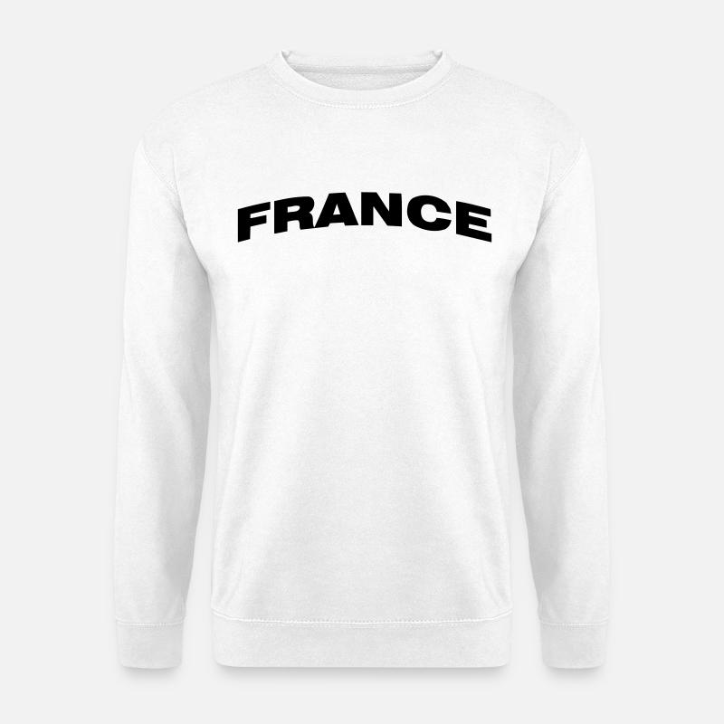 Frankreich - Unisex Pullover - Weiß