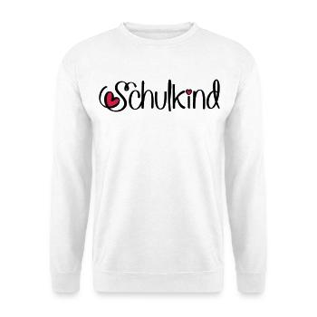 Schulkind - Unisex Pullover - Weiß - Vorne