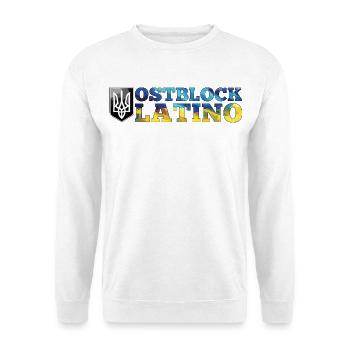 Ostblock Latino Ukrainer Ukraine Geschenk - Unisex Pullover - Weiß - Vorne
