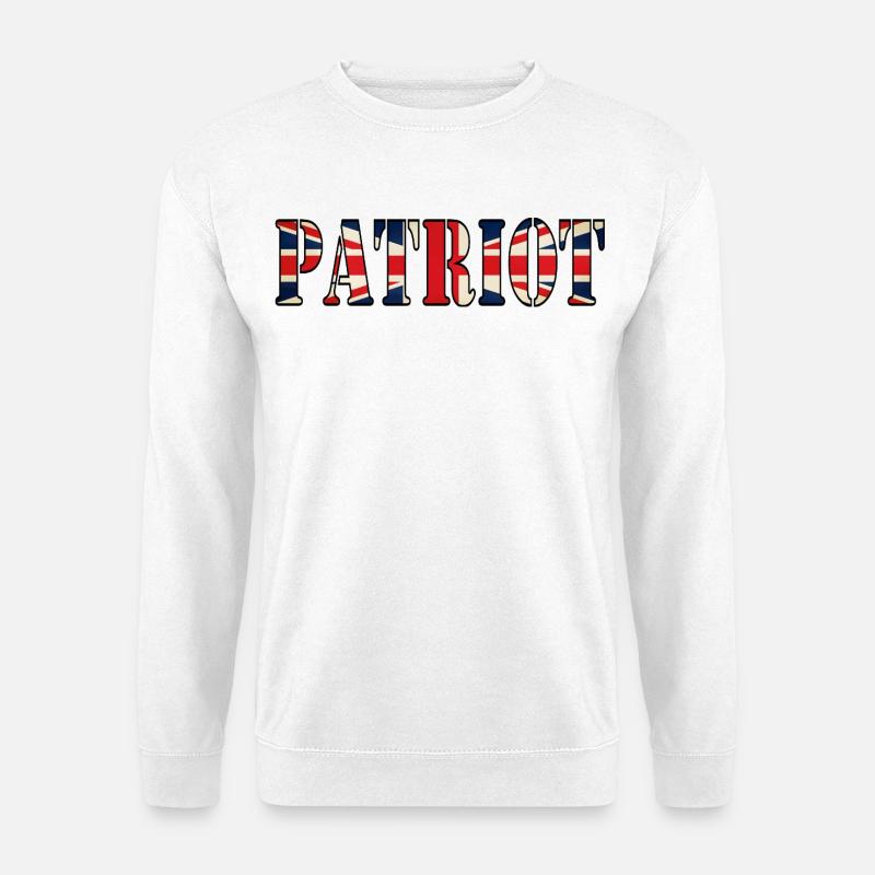 Britischer Patriot Pride - Unisex Pullover - Weiß