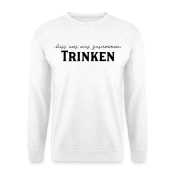 énonciations drôles - Sweat-shirt Unisexe - blanc - Devant
