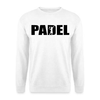 Padel - Unisex sweater - hvid - Foran