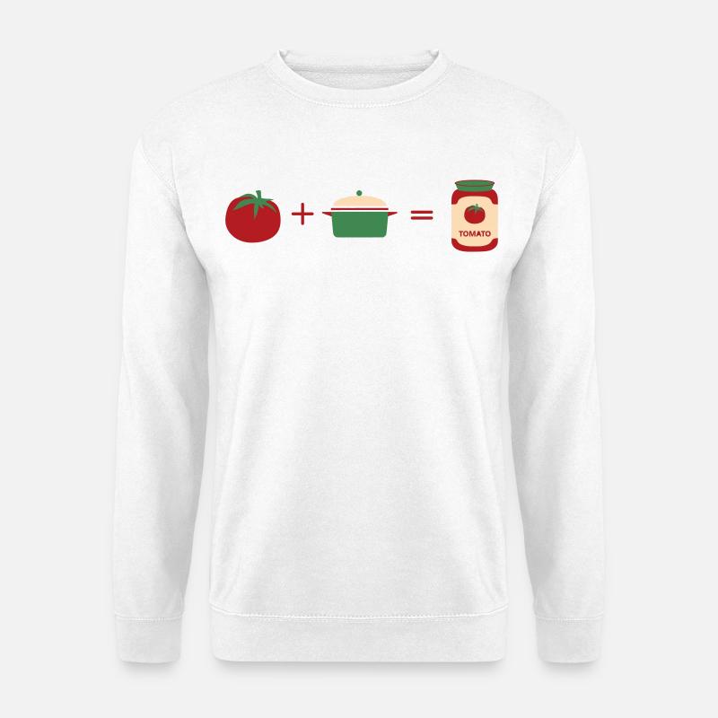 Tomatensauce - Unisex Pullover - Weiß