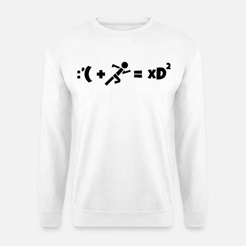 Läufer Formel - Unisex Pullover - Weiß