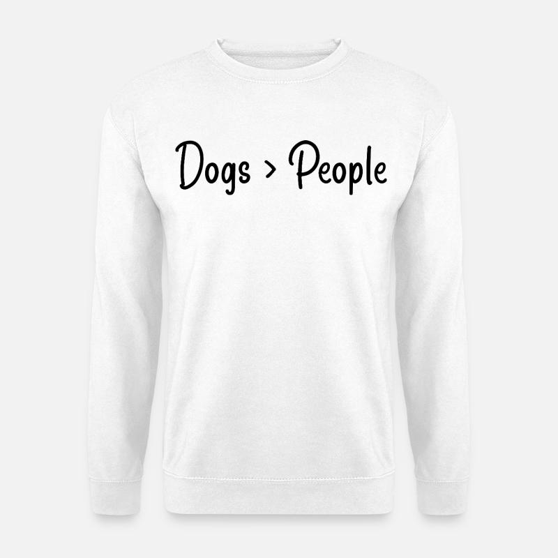 Hundeliebhaber - Unisex Pullover - Weiß
