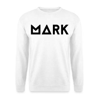 Vorname Mark - Unisex Pullover - Weiß - Vorne