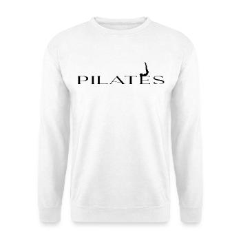 pilates - Unisex Sweatshirt - white - Front