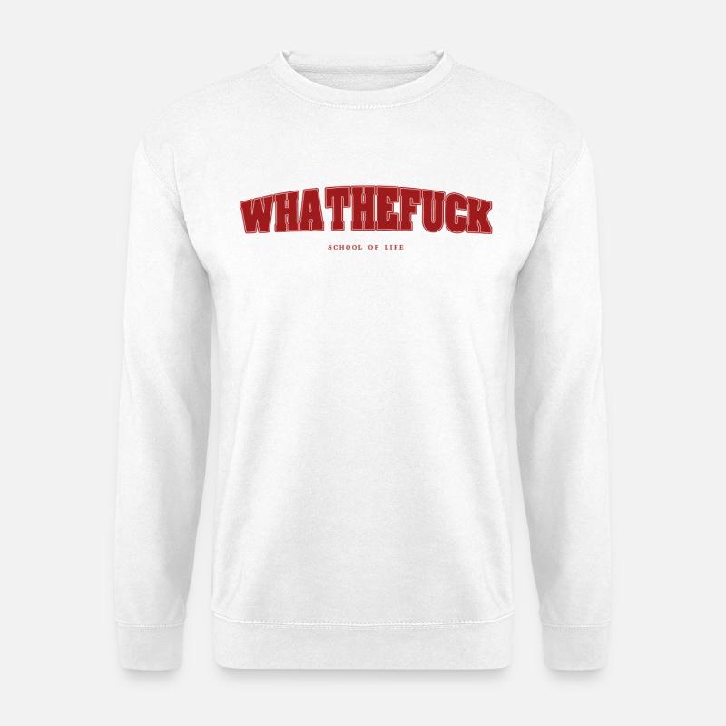 Schule des Lebens - Unisex Pullover - Weiß