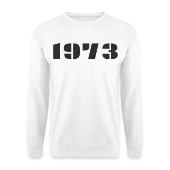 1973 - Unisex Pullover - Weiß - Vorne