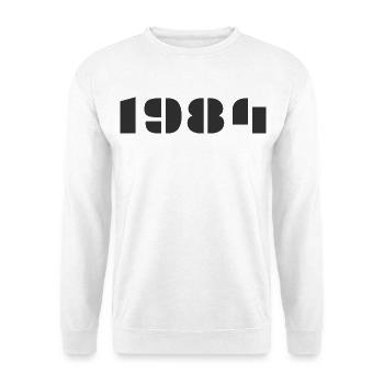 1984 - Sweat-shirt Unisexe - blanc - Devant