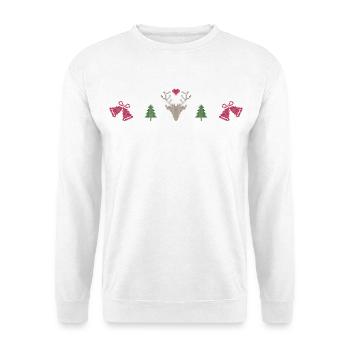 Petits cadeaux amusants pour Noël - Sweat-shirt Unisexe - blanc - Devant