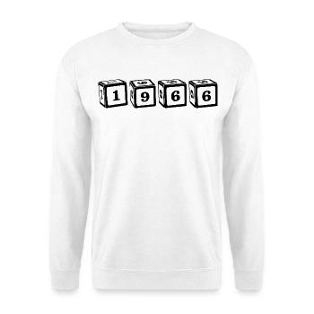 66 - Unisex Sweatshirt - white - Front