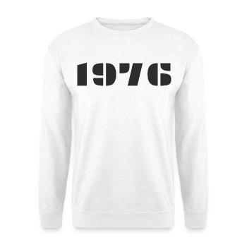 1976 - Unisex Sweatshirt - white - Front