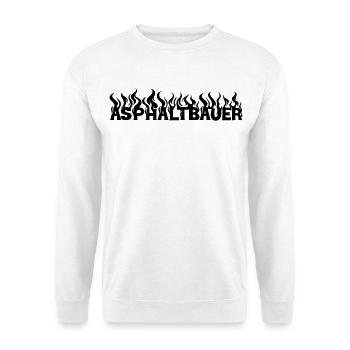 Asphaltbauer 2 - Unisex Pullover - Weiß - Vorne