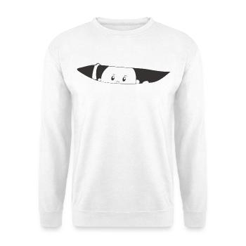 Saluer bébé - Sweat-shirt Unisexe - blanc - Devant