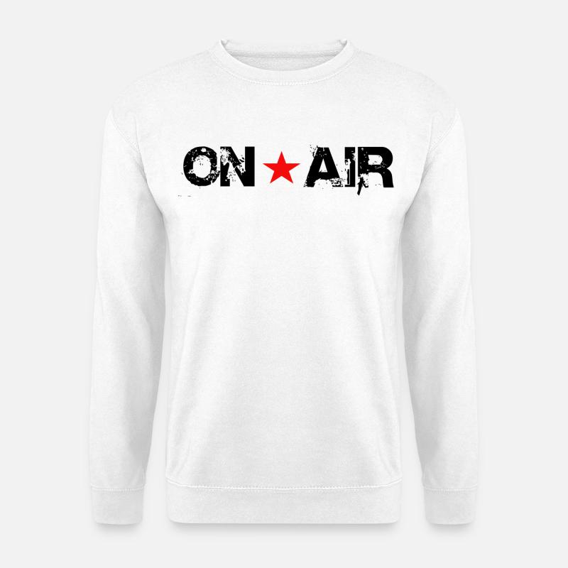 Immer auf Sendung - Unisex Pullover - Weiß