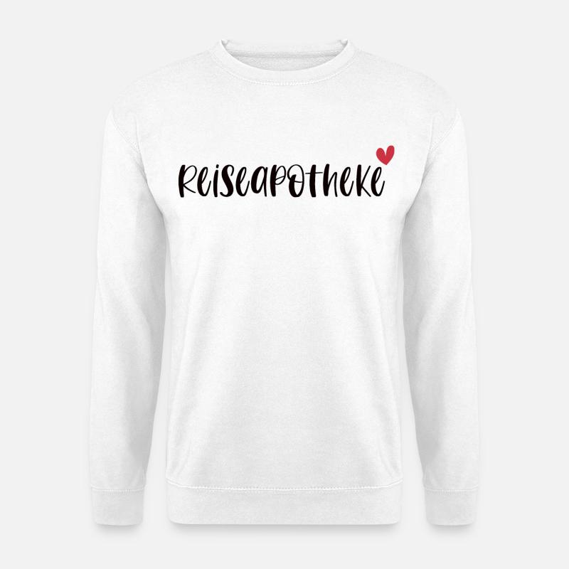 Reiseapotheke Reisen Urlaub Geschenk - Unisex Pullover - Weiß