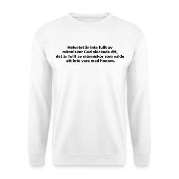 Human choice - Unisex Sweatshirt - white - Front