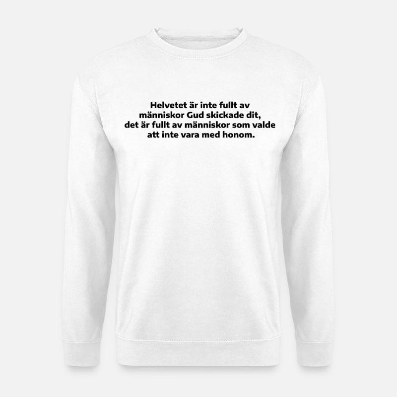 Menschliche Wahl - Unisex Pullover - Weiß