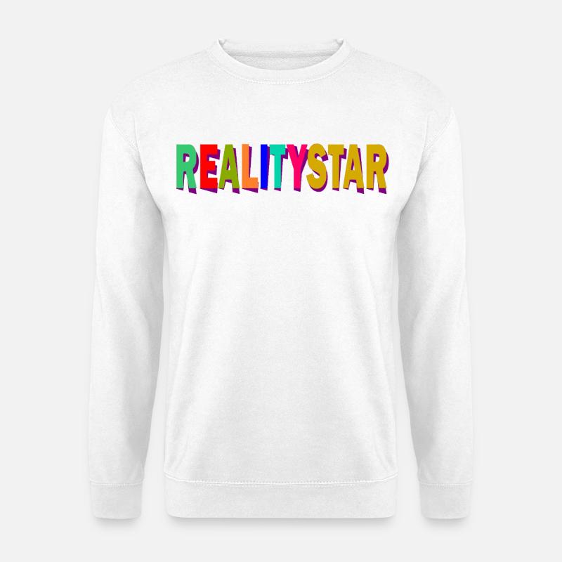 RealityStar Farbexplosion - Unisex Pullover - Weiß