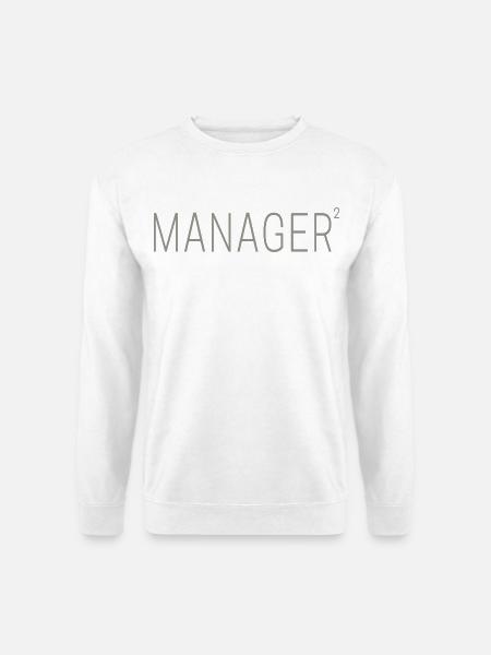 Manager CEO und Chefs für Selbstständige - Unisex Pullover - Weiß