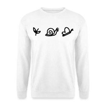 cute - Sweat-shirt Unisexe - blanc - Devant