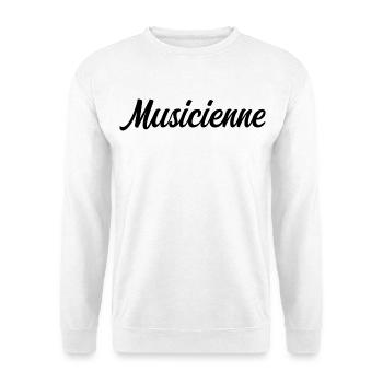 Musician Artist Melody Instrument Passionate - Unisex Sweatshirt - white - Front