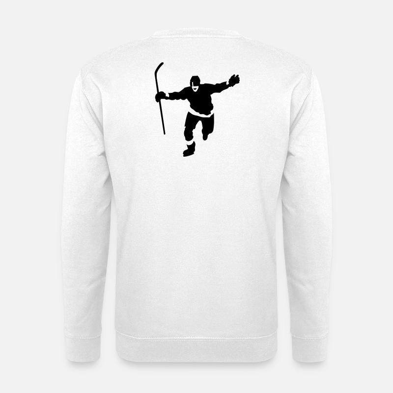 Eishockey - Unisex Pullover - Weiß