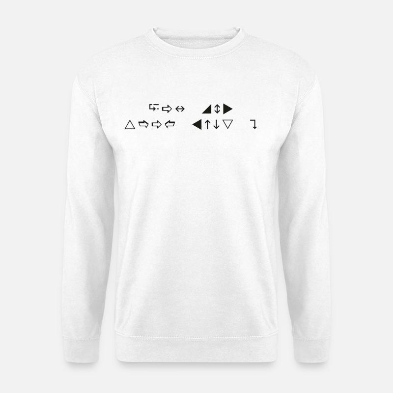 Können Sie das lesen? - Unisex Pullover - Weiß
