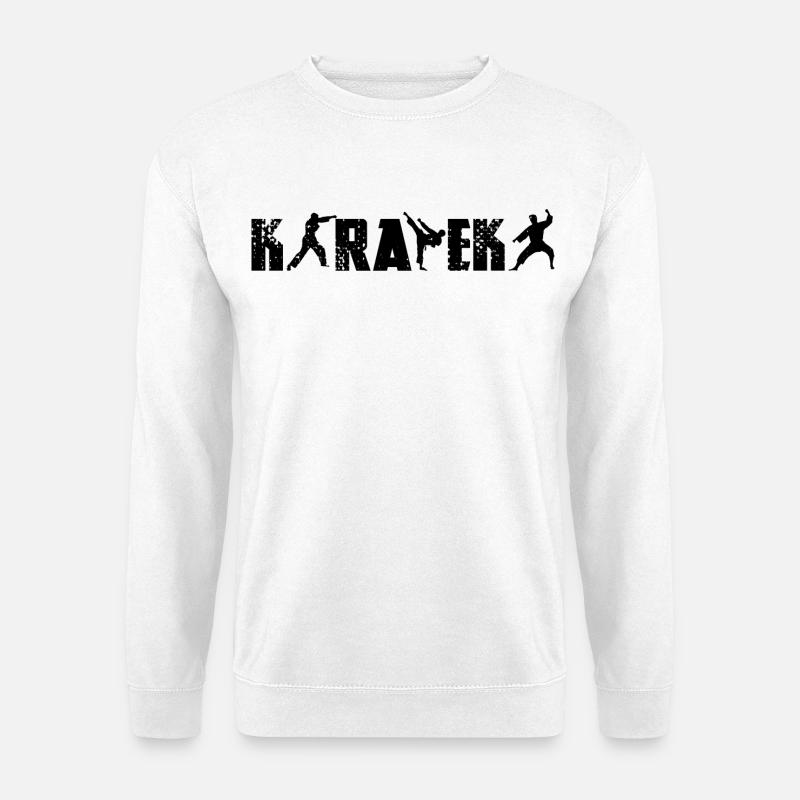 Karateka - Unisex Pullover - Weiß
