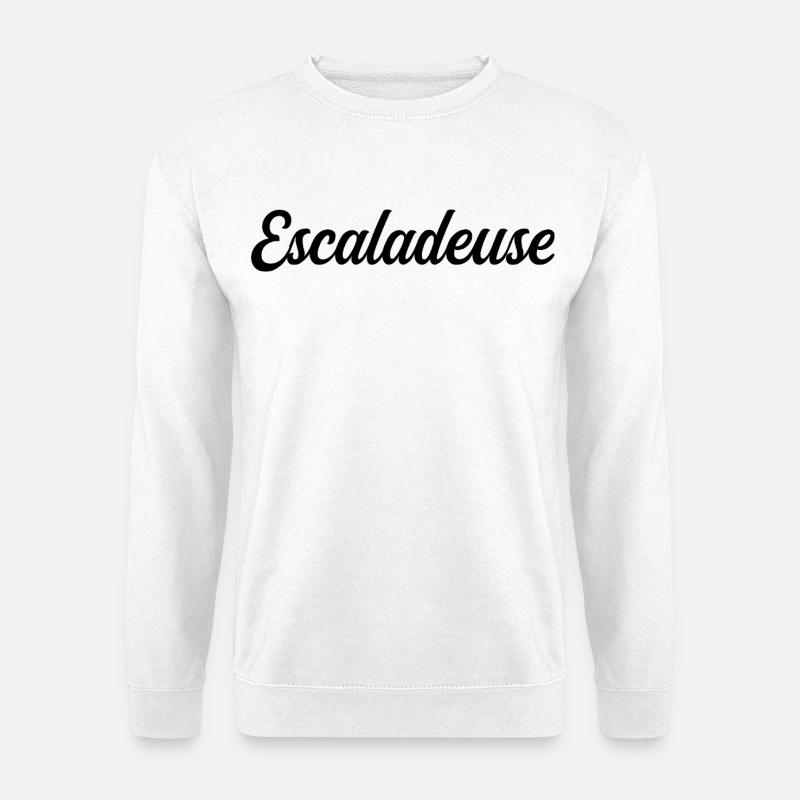 Klettern - Unisex Pullover - Weiß